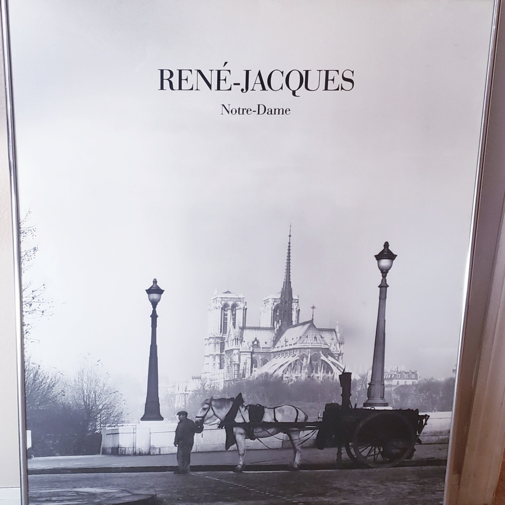 Rene-Jacques Notre-Dame Vintage Framed Picture